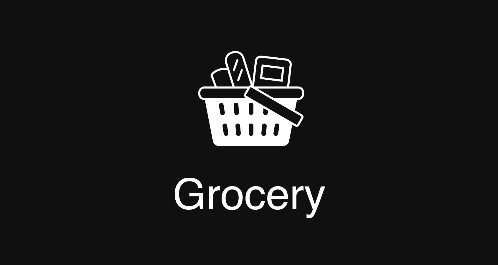 Grocery icon